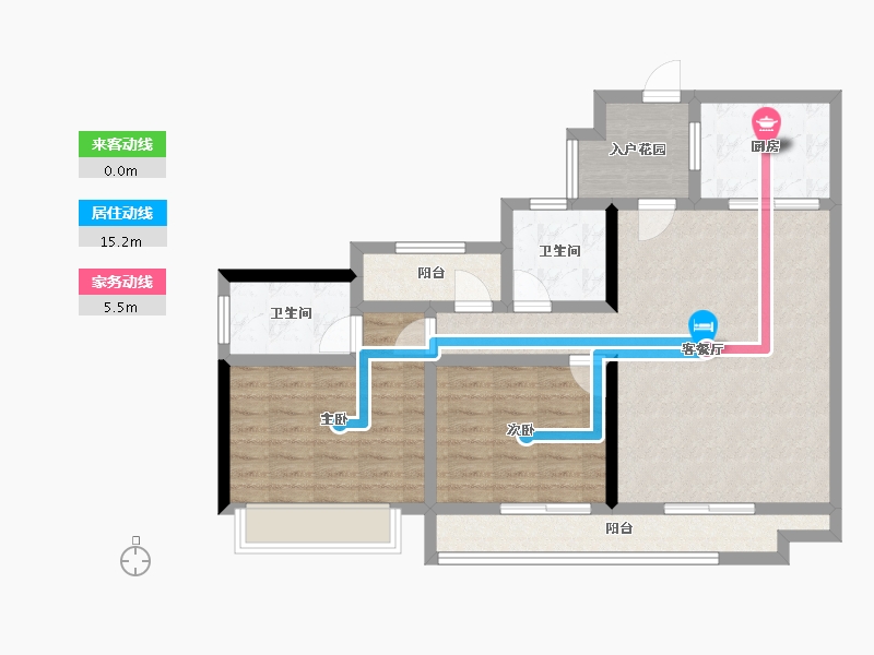 广东省-韶关市-碧桂园新城之光-86.94-户型库-动静线