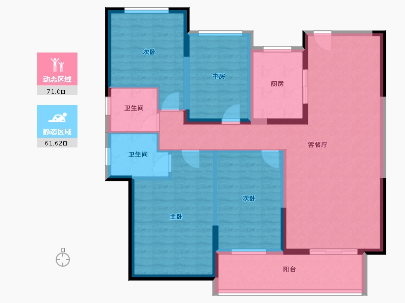 湖北省-宜昌市-山水如画-119.26-户型库-动静分区