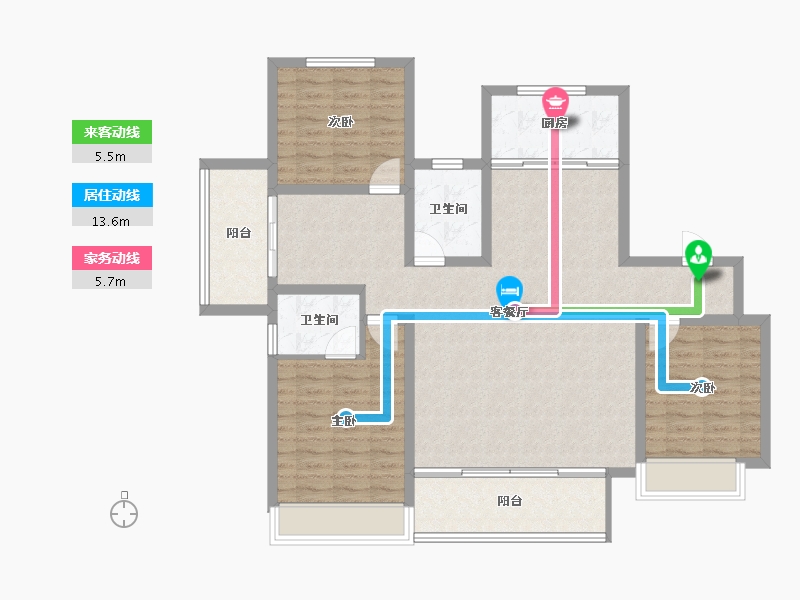 山西省-运城市-鑫马央玺-112.18-户型库-动静线