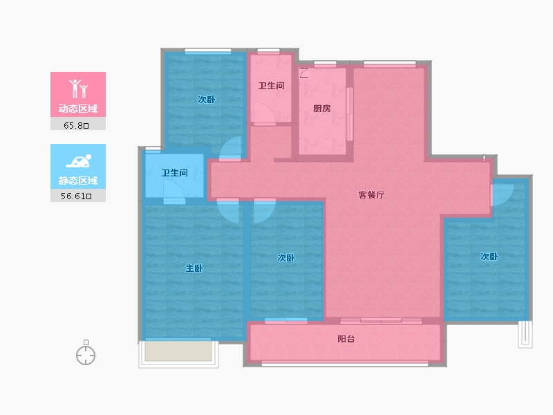 河北省-唐山市-荣望府-109.03-户型库-动静分区