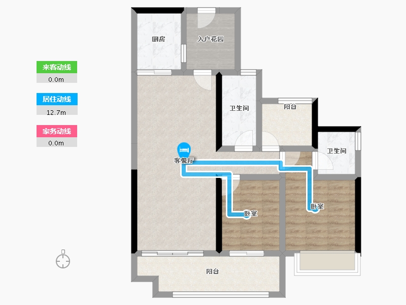 广东省-韶关市-碧桂园新城之光-81.48-户型库-动静线