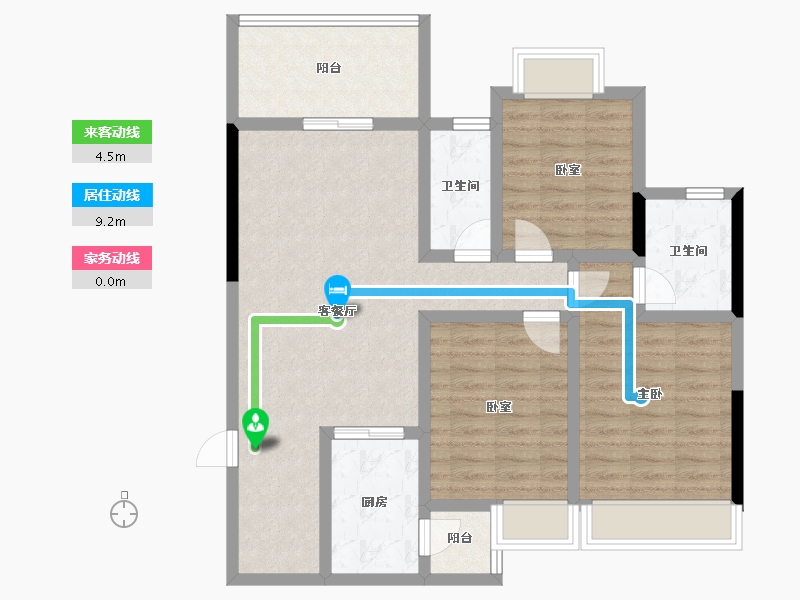 广东省-韶关市-韶关恒大城-92.49-户型库-动静线