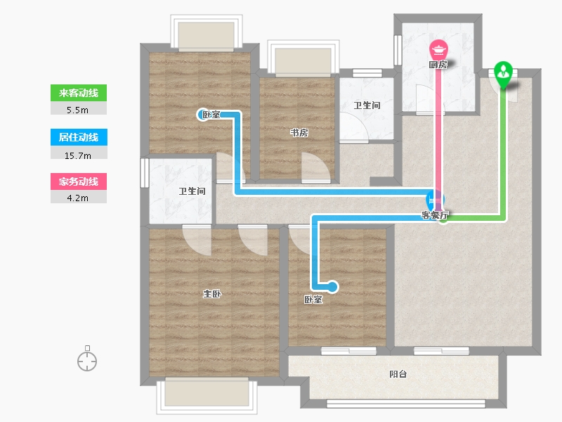 江苏省-盐城市-均和华府-100.00-户型库-动静线