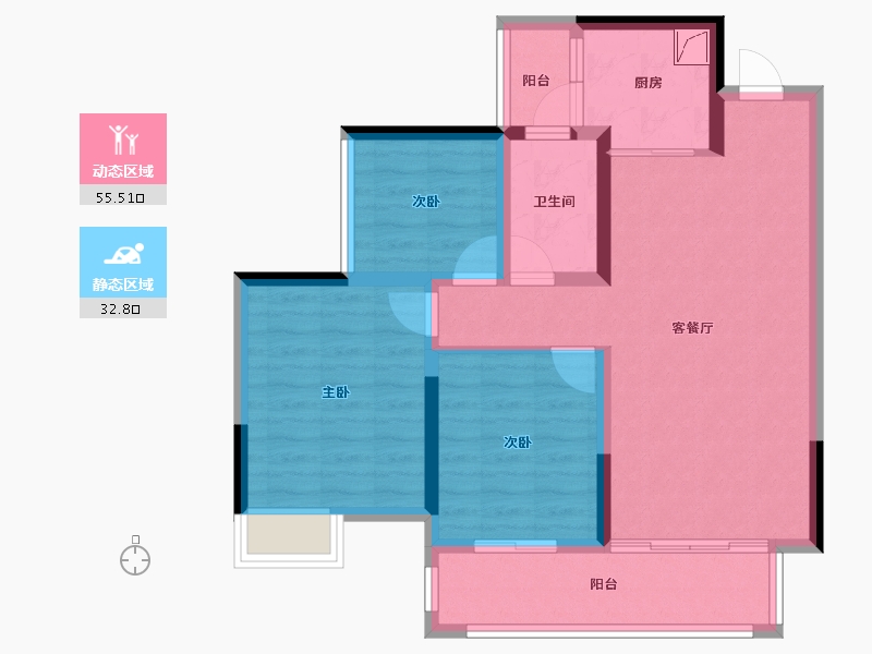 四川省-达州市-达州绿地城-78.00-户型库-动静分区