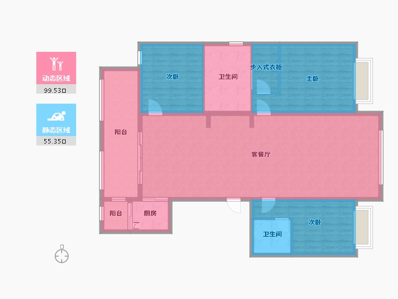 北京-北京市-山水文园-200.00-户型库-动静分区