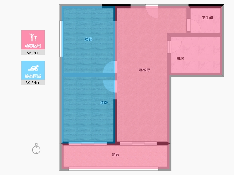 广东省-潮州市-凤凰新城-78.05-户型库-动静分区