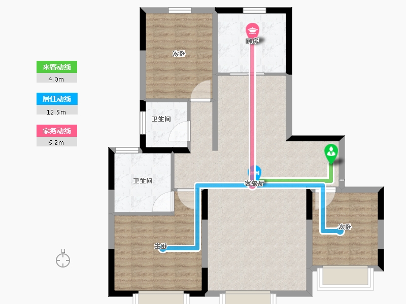 新疆维吾尔自治区-乌鲁木齐市-乌鲁木齐建业世和府-97.74-户型库-动静线