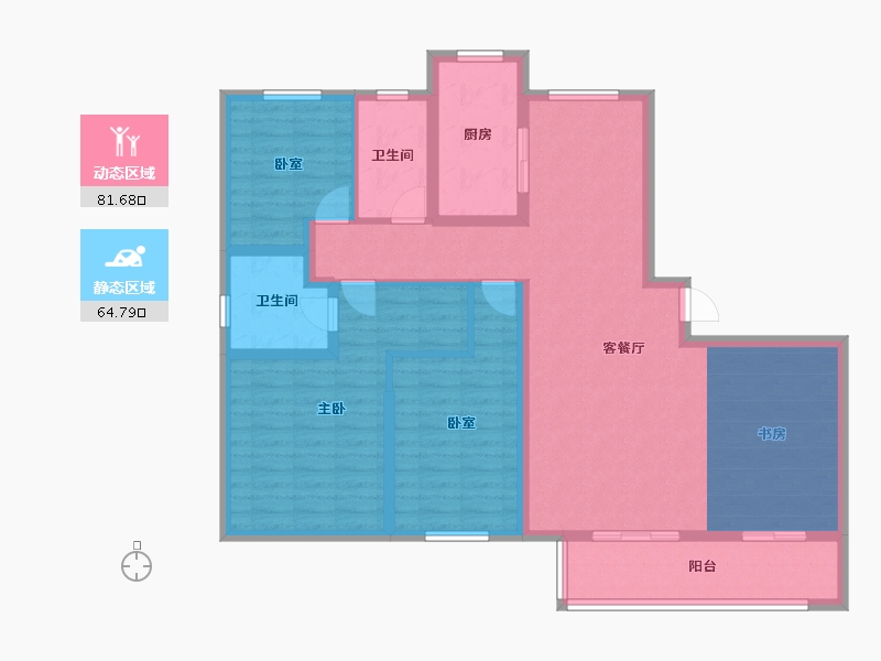 山西省-吕梁市-钰龙湾-120.16-户型库-动静分区