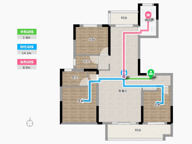 河南省-平顶山市-鲁山建业尊府-112.02-户型库-动静线