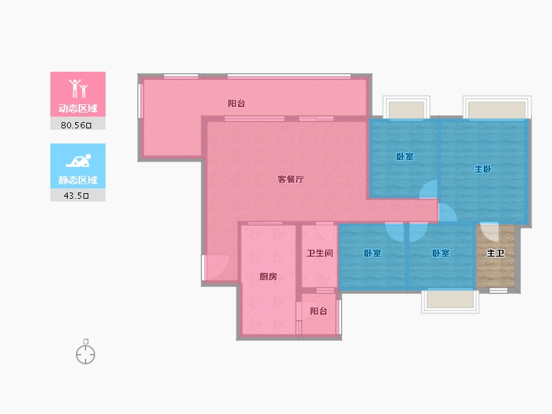 贵州省-黔南布依族苗族自治州-麒龙福泉印象-116.41-户型库-动静分区