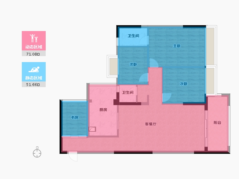 广东省-惠州市-嘉逸园-121.00-户型库-动静分区