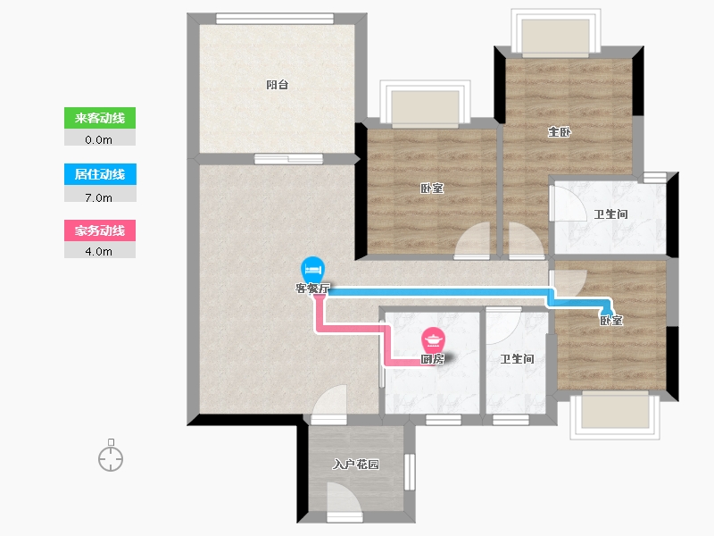 广东省-江门市-御凯名都-76.00-户型库-动静线