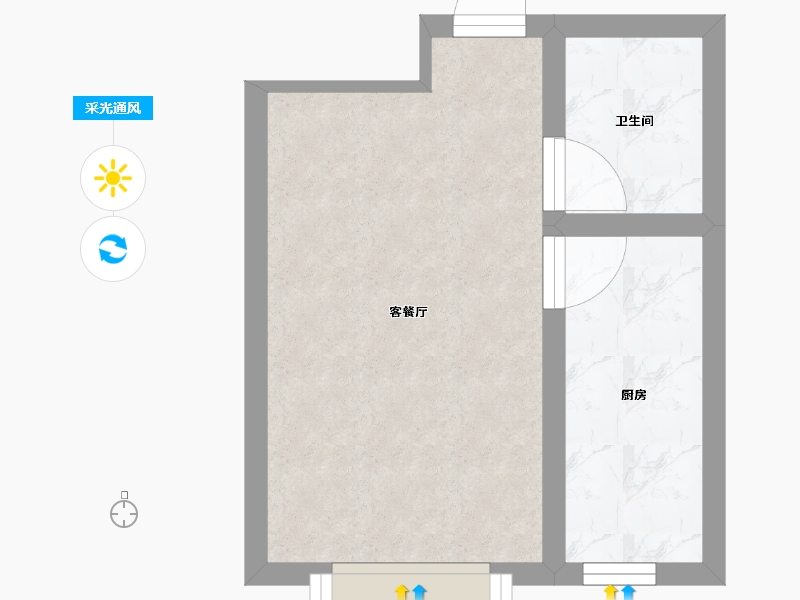 辽宁省-鞍山市-上峰景城-24.97-户型库-采光通风