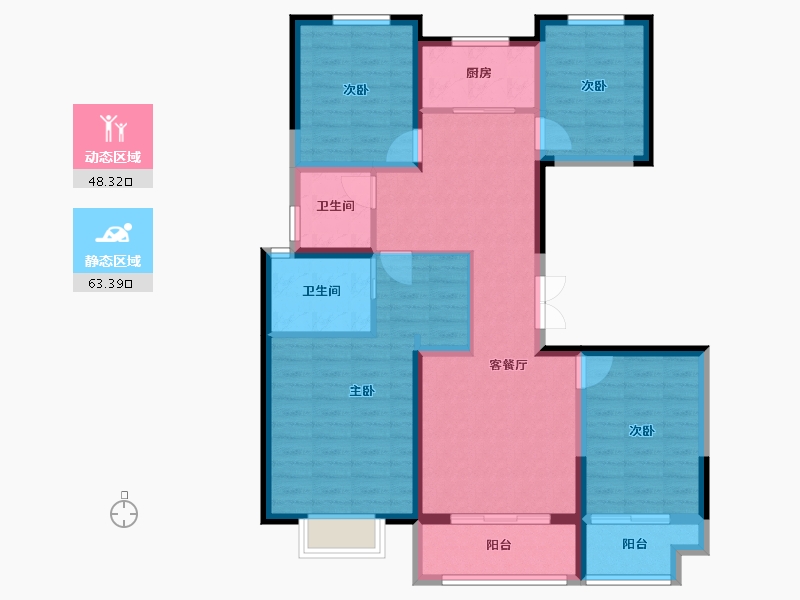 山西省-吕梁市-国投·北川绿洲-99.29-户型库-动静分区