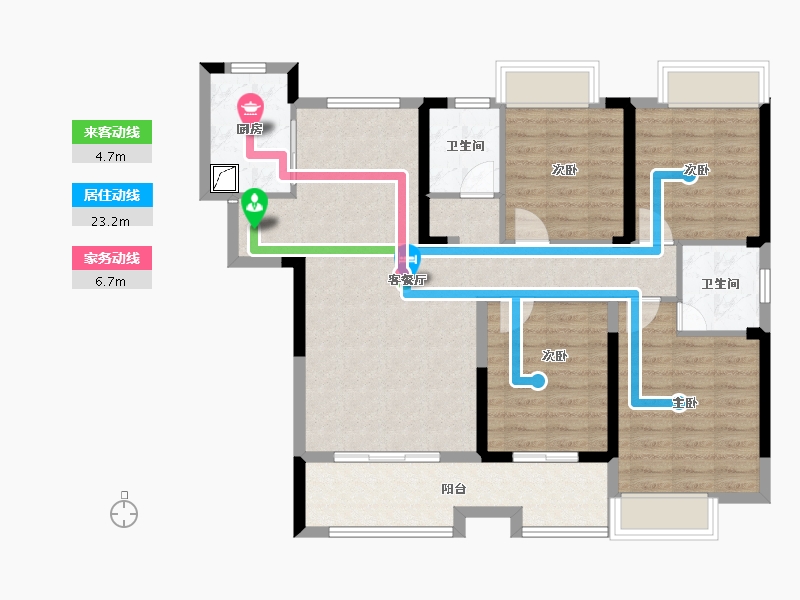 江西省-赣州市-长海上城-110.00-户型库-动静线