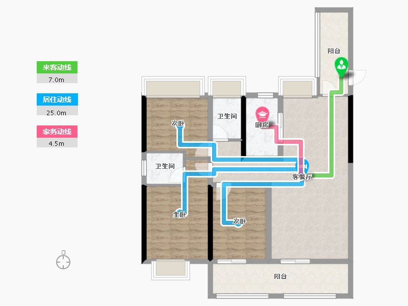 湖北省-孝感市-恒凯首府-98.14-户型库-动静线