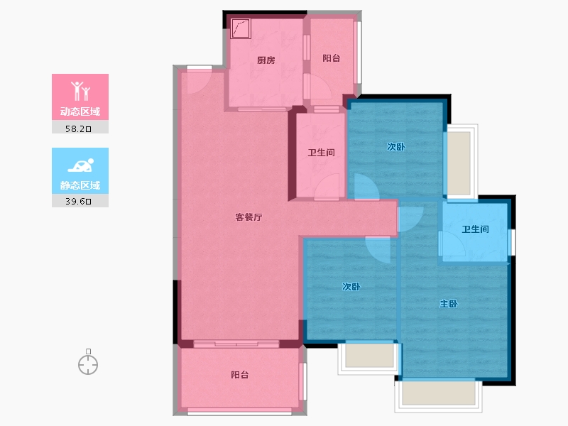 广东省-湛江市-营销中心-92.00-户型库-动静分区