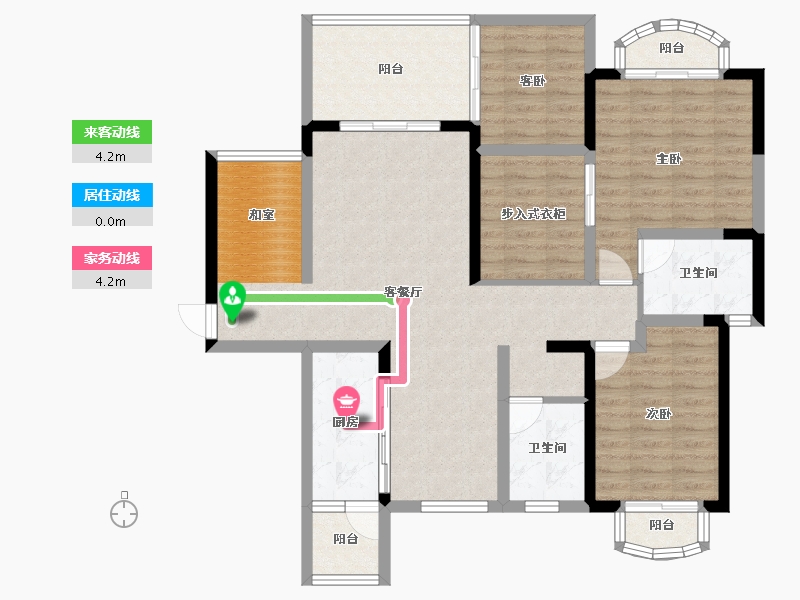 四川省-成都市-嘉合凤凰岛-112.20-户型库-动静线