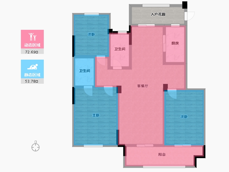 河南省-信阳市-信合·江南里-120.00-户型库-动静分区