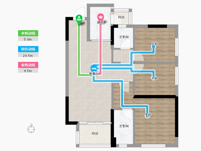 四川省-成都市-新城悦隽盛世-77.92-户型库-动静线