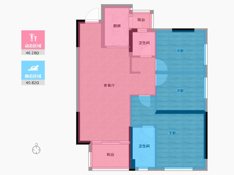 四川省-成都市-新城悦隽盛世-77.92-户型库-动静分区