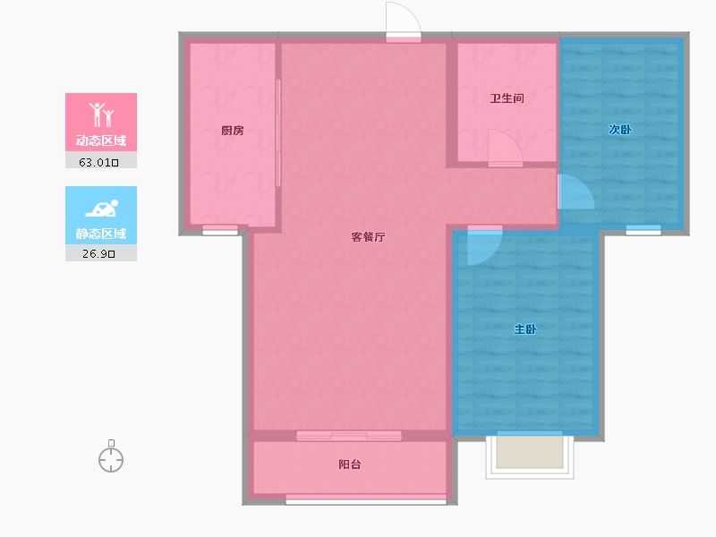 山西省-大同市-枫林逸景紫御府-81.43-户型库-动静分区