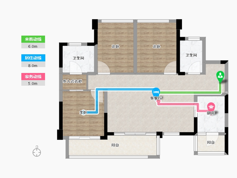 四川省-成都市-嘉合凤凰岛-100.01-户型库-动静线