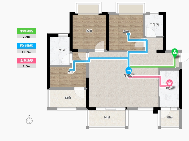 四川省-成都市-新城悦隽盛世-76.12-户型库-动静线