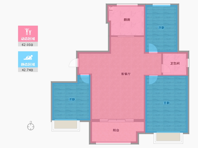 河北省-唐山市-荣望府-94.40-户型库-动静分区