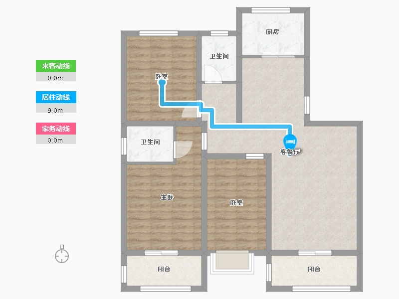 河南省-洛阳市-富力城小区-112.00-户型库-动静线