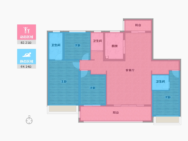 河南省-商丘市-建业神火·江山府-131.99-户型库-动静分区