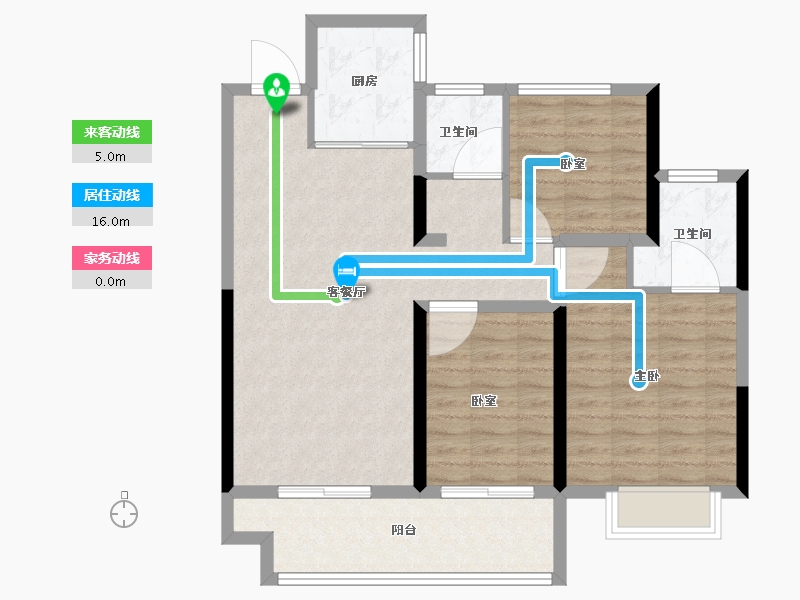 江苏省-连云港市-融盛状元府-88.01-户型库-动静线