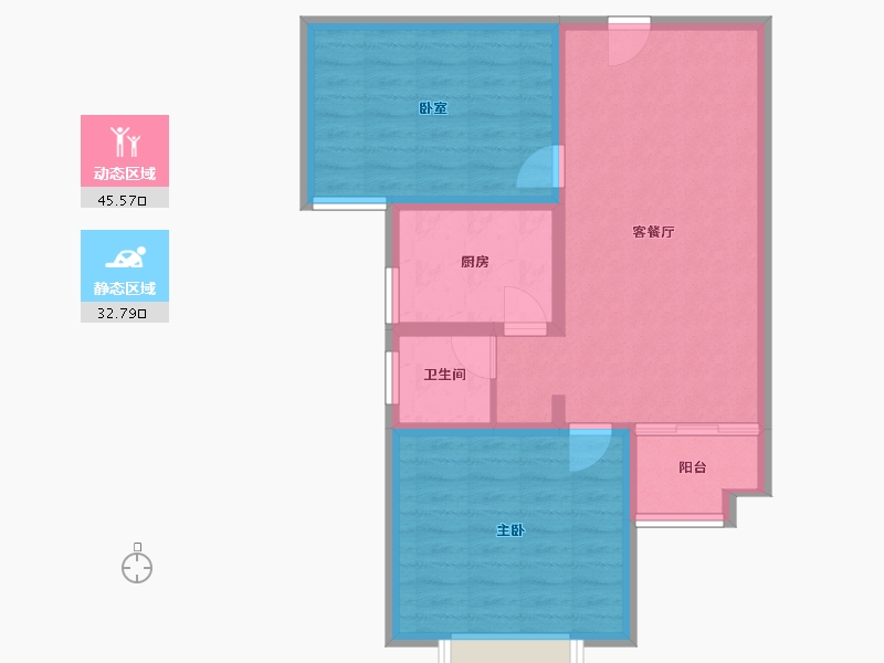 河南省-新乡市-高晟福润城-70.10-户型库-动静分区