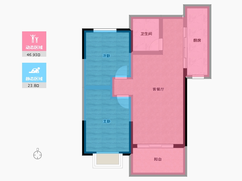 河北省-保定市-王府壹号-62.34-户型库-动静分区