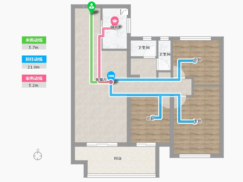 河南省-商丘市-建业世和府-79.25-户型库-动静线