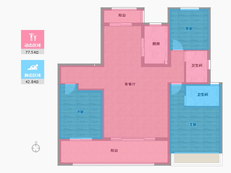 河南省-商丘市-建业神火·江山府-108.01-户型库-动静分区