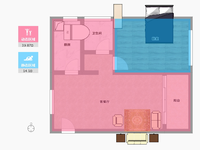 广东省-江门市-泉林黄金小镇-47.29-户型库-动静分区