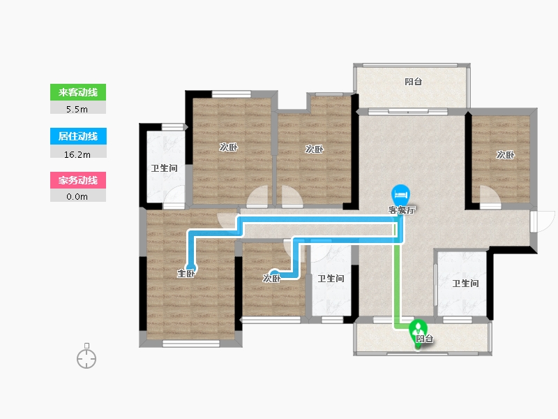 广西壮族自治区-桂林市-溯禾龙脊学府-105.78-户型库-动静线