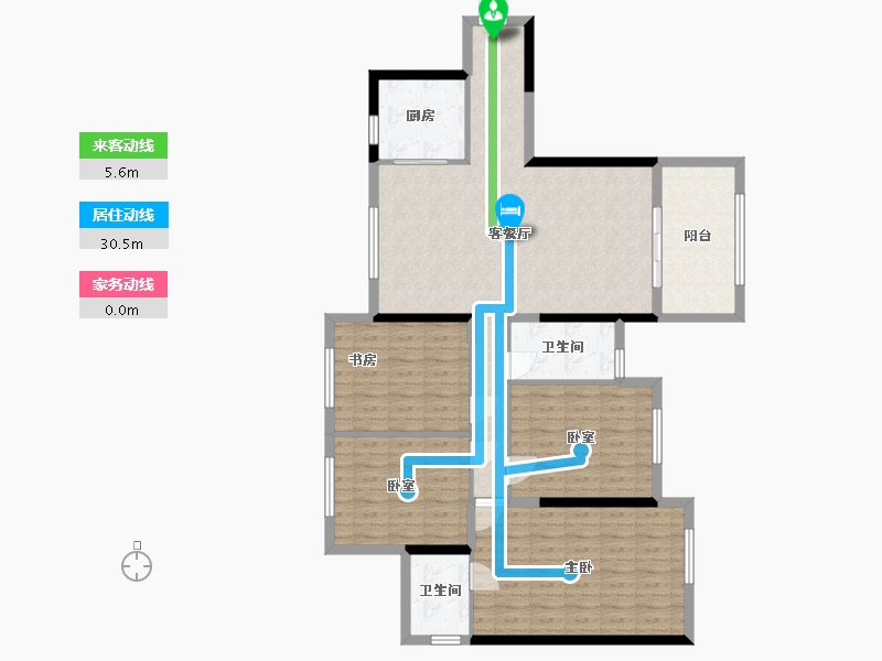 广西壮族自治区-贵港市-盛世荷悦府-134.00-户型库-动静线