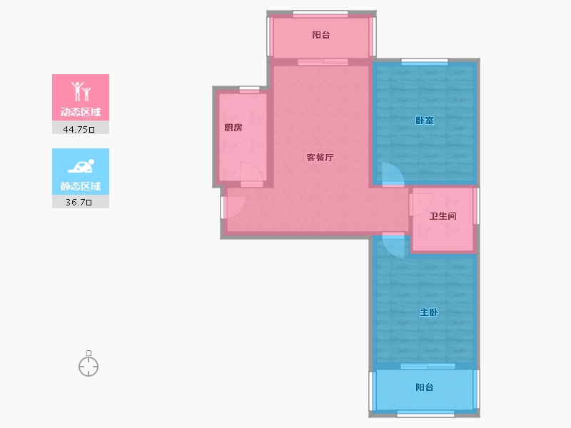 河南省-新乡市-高晟福润城-72.07-户型库-动静分区