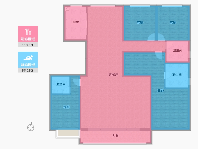 山西省-晋中市-保利·锦上-179.08-户型库-动静分区