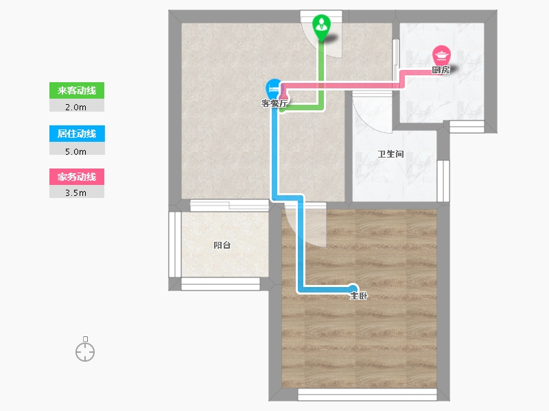 广东省-深圳市-明阳小区-42.00-户型库-动静线