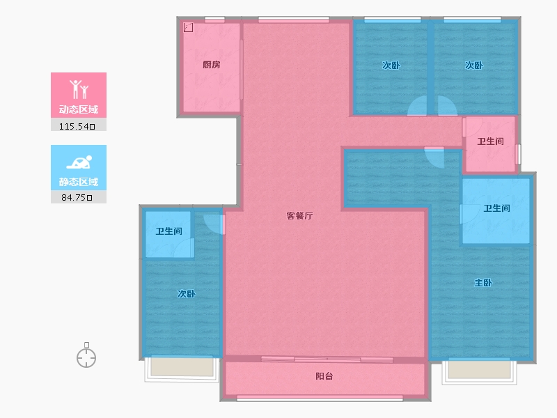 山西省-晋中市-保利·锦上-182.82-户型库-动静分区