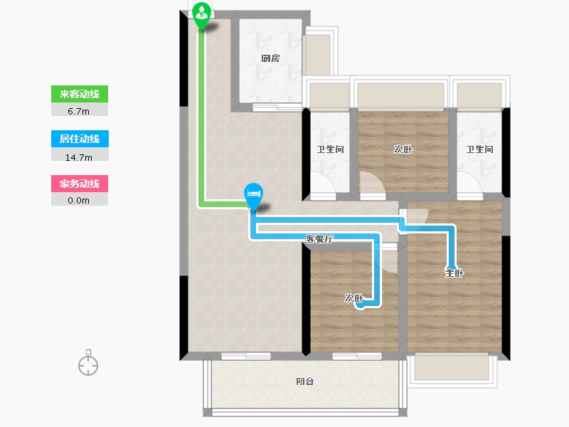 湖北省-孝感市-恒凯首府-82.13-户型库-动静线