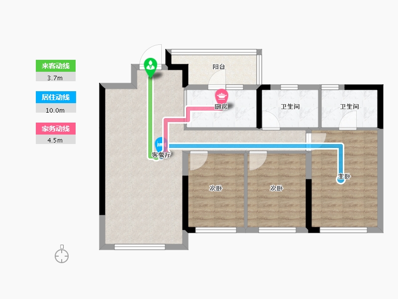 四川省-成都市-德信东原印江宸-79.61-户型库-动静线