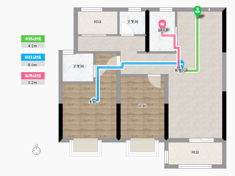 浙江省-湖州市-佳源都市-73.17-户型库-动静线