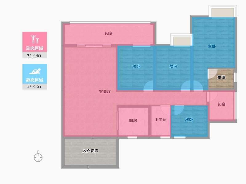 贵州省-黔东南苗族侗族自治州-天泽郡-117.22-户型库-动静分区