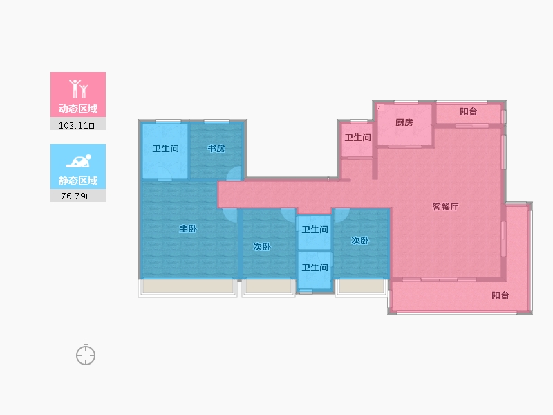 河南省-商丘市-建业神火·江山府-164.25-户型库-动静分区