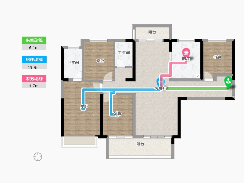 河南省-商丘市-绿地国际会展城-119.90-户型库-动静线