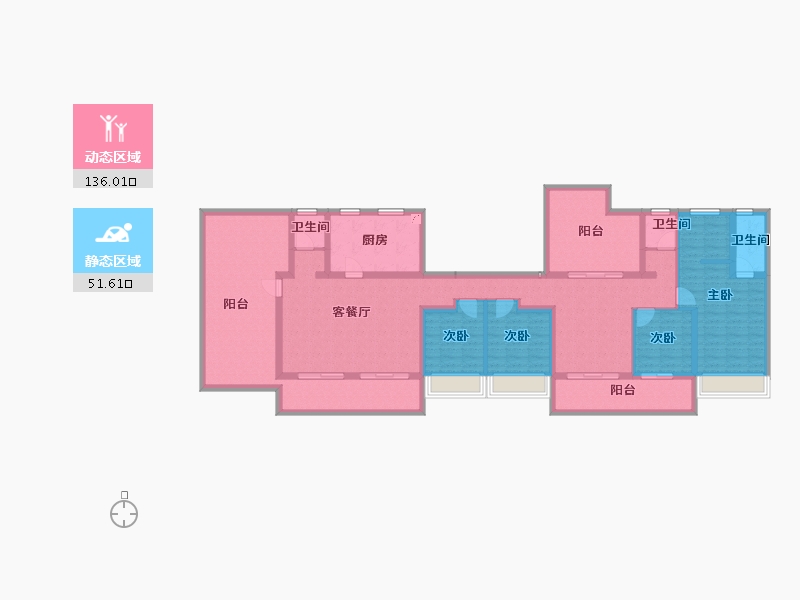 河南省-商丘市-建业神火·江山府-168.10-户型库-动静分区